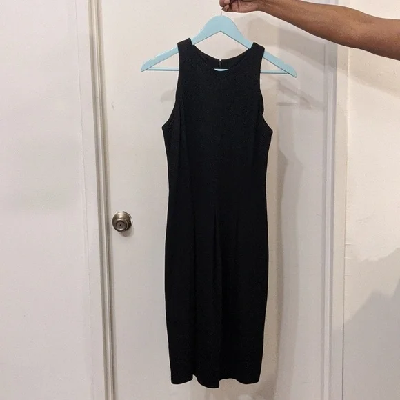 J. McLaughlin Black Sleeveless Fitted Dress XS - Picture 1 of 5